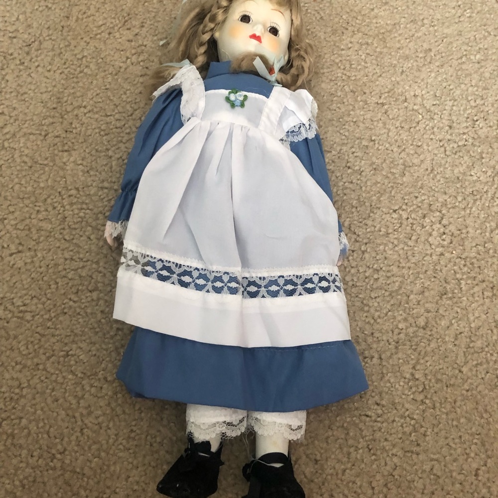 80s ceramic doll